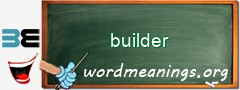 WordMeaning blackboard for builder